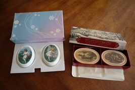 Vintage Avon Lot Fairies Enchanted Land and 1876 Winterscapes Decal Soaps - $14.99