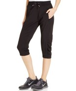 Calvin Klein Womens Cropped Active Pants Size Small Color Black - £54.27 GBP