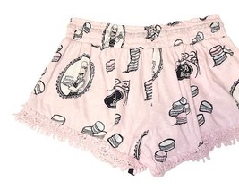 PJ Salvage French Bulldog Pajama Shorts Pink Frenchie Sleep Lounge Women S image 4