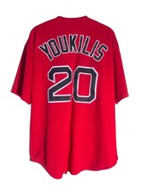 VTG Kevin Youkilis  #20 Boston Red Sox MLB Majestic Red Jersey Men’s 2XL - $2,048.15 MXN