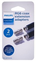 Philips RG6 Coax Extension Adapters 2pk - $5.89