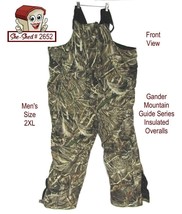 Gander Camo Pants Mountain Guide Series Sz 2XL Insulated Overalls - £37.35 GBP