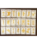Sizzix Yellow Dies Mixed Lot of 21 Total Dies -all in cases -pre-owned - $104.22 CAD