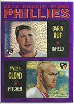 2013 Topps Heritage Chrome Purple Refractors #HC-98 Darin Ruf/Tyler Clo ID:72895 - £5.57 GBP