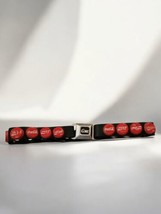 Vintage Coca-Cola Belt with Seatbelt Buckle and Global Bottle Caps | Collectible - £29.45 GBP