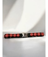 Vintage Coca-Cola Belt with Seatbelt Buckle and Global Bottle Caps | Col... - $39.38