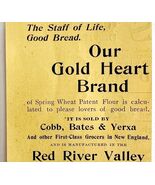 Gold Heart Flour Cobb Bates Yerxa 1894 Advertisement Victorian Baking 2 ... - $27.87 CAD