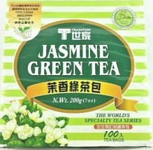 Tradition Jasmine Green Tea Bag (100 bags) 200 g U.S Seller Fast Ship - £10.99 GBP