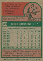 1975 Topps Mini George Stone 239 Mets VG - £0.78 GBP