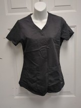 Grey&#39;s Anatomy Black Scrub Shirt Top by Barco - XS Small - £7.77 GBP
