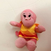 Build A Bear Pink Chimp McDonalds in Shirt and Wings Hugs For Monkey Tee Plush - $3.96
