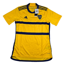 Adidas Boca CABJ Away Jersey On Field Yellow HT3675 Men&#39;s Size Medium New - $73.44