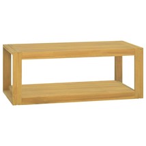Bathroom Cabinet Natural Teak Solid Teak Wood Large - $145.49
