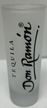 VTG Tall Frosted 4 1/8&quot; Shooter Glasses Don Ramon Tequila - $18.76