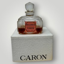 Vtg Perfume READ Caron Bellodgia Extrait France Baccarat 1940s 1/3 Full 1/2 oz - $120.94