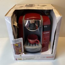 Theo Klein 9543 Bosch Tassimo Red Electronic Coffee Machine Toy - Damaged Box - £38.87 GBP
