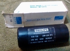 Philips Start capacitor 108-130 MFD 250 volt 3629519 ( made in USA ) - $8.98