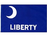 AES Ft Fort Moultrie Liberty Moon Flag Banner 5x8 Foot 5ft x 8ft 150D Su... - $54.44