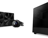 NZXT Kraken 280 CPU Liquid Cooler + NZXT H5 Flow ATX Mid-Tower Gaming PC... - $444.99