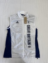 Adidas Olympic Sports Discipline Full Zip Vest Size Medium.  Great Britain NWT - £37.47 GBP