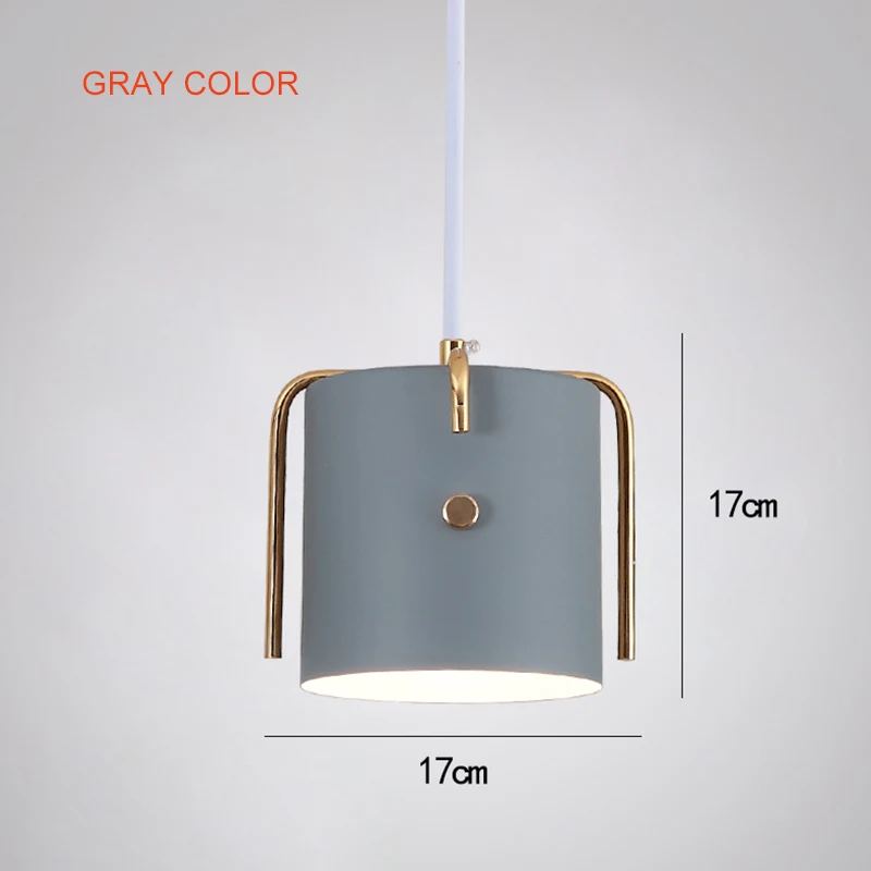 Designer  simple  Pendant Lights led hang lamp Colorful Aluminum fixture Kitchen - £200.63 GBP