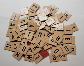 Scrabble Junior 1975 Replacement 100 Letter Tiles - £7.90 GBP