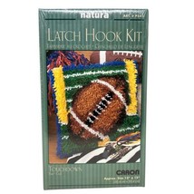 NIP Caron Natura Touchdown Football 12&quot;x12&quot; Latch Hook Kit USA Made - £27.68 GBP