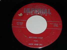 Jack And Jill Record Hop No One To Talk To 45 Rpm Record Vintage Imperial Label - £18.08 GBP