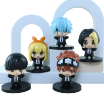 5pcs/set Anime Maashle Magic and Muuscles Action Figure Model Toys 7cm - £22.42 GBP