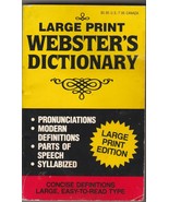Large Print Edition Webster&#39;s Dictionary published by P.s.i. Pb  1987 Ed... - $7.92