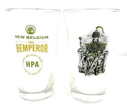 New Belgium Brewery Hemperor Pint Glass Set of 2 - £17.37 GBP