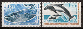 FSAT TAAF 67-68 MNH Marine Life Whales Dolphins Polar ZAYIX 0324S0069 - £6.45 GBP