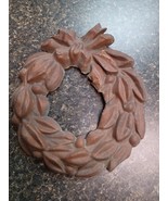 Antique Pressed Copper Architectural Salvage Wreath 7.5&quot; Ornamentation - $74.24