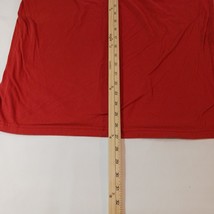 George Crewneck Men's Long Sleeve Red Cotton T-Shirt L (42-44) image 11