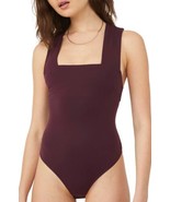 MSRP $59 Free People Intimately So Sleek Bodysuit Purple Size XS (SEE DE... - $39.19