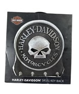 Harley-Davidson 3-D Willie G Skull Wall 4-Hook 12.5W x 13.5&quot;H Key Rack H... - £35.14 GBP