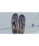 MEN&#39;S COLUMBIA ATHLETIC OMNI - GRIP GREY LIGHT GREY BLUE &amp; ORANGE 10.5 - $33.28 CAD