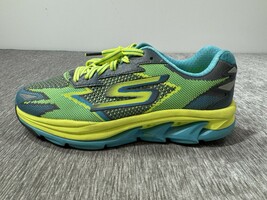 Skechers Shoes Womens 9.5 Go Run Ultra R Athletic Running14005 Blue Yellow - $29.69