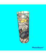 Stained Glass Pug 20oz Skinny Tumbler  - €19,83 EUR