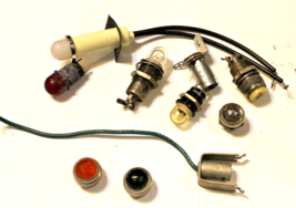 Vintage Bulbs / Lens / Jewels / Sockets Cb Radio / Ham Radio / Vintage Diy - $8.98