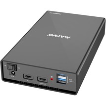 MAIWO External Hard Drive Enclosure(6Gbps) with Hub Expander for 3.5 2.5 Inch SA - £42.45 GBP