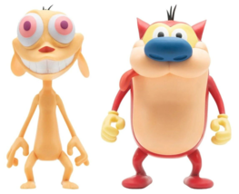 New 2-PACK Super7 Ren And Stimpy Ultimates 7-Inch Ren &amp; Stimpy Action Figure - £118.04 GBP