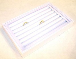 LIGHT GREY COLOR SMALL RING TRAY DISPLAY BOX counter store boxes rings d... - £5.20 GBP
