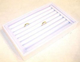 LIGHT GREY COLOR SMALL RING TRAY DISPLAY BOX counter store boxes rings d... - £5.22 GBP