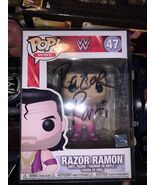 Scott Hall Razor Ramon Signed WWE Funko Pop #47 Vinyl Action Figure nWo ... - $147.25