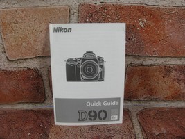 Nikon D90 Digital Camera Quick Start Guide In English - $13.09