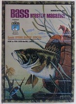 Bass Master Fishing Spring Magazine Issue Fish Metal Sign - £19.57 GBP