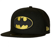 Batman Classic Logo New Era 59Fifty Fitted Hat Black - £39.95 GBP