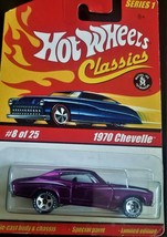 Hot Wheels Classics Series 1 - 1970 Chevelle - #8 Purple - £6.25 GBP