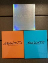 Evangelion Version Soundtrack Set 1.11 2.22 3.33 animation Blu-ray 3.0 Original - £83.25 GBP